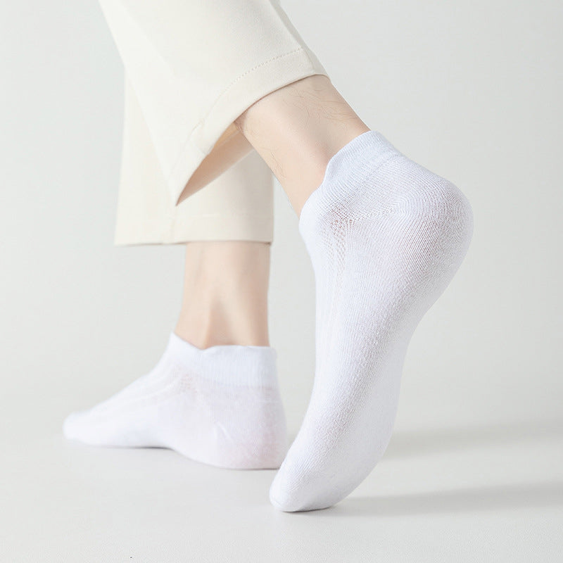 Plus Size Mesh Breathable Ankle Socks(10 Pairs)