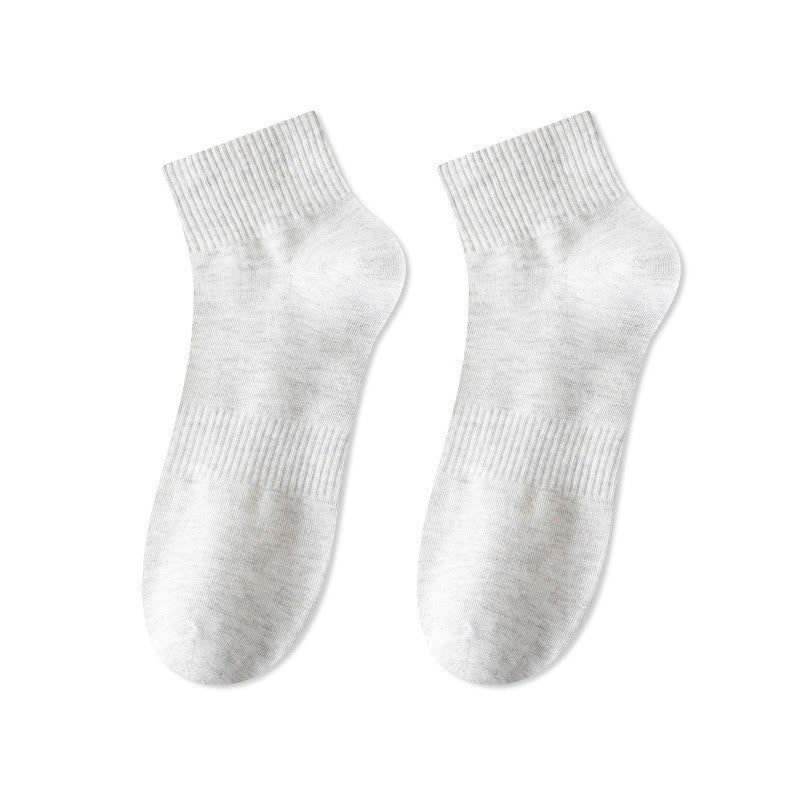 Plus Size Breathable Soft Cotton Quarter Socks(7 Pairs)