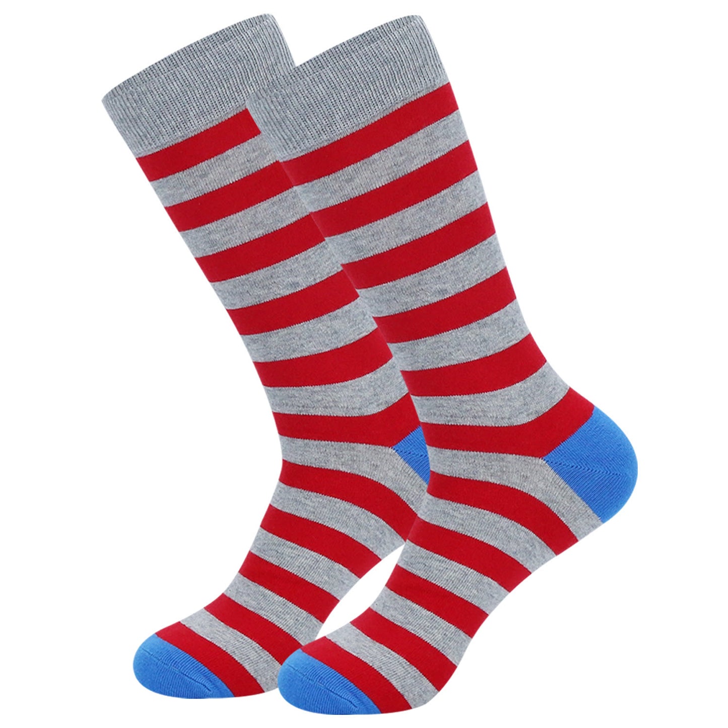 Pattern Funny Casual Dress Socks(5 Pairs)