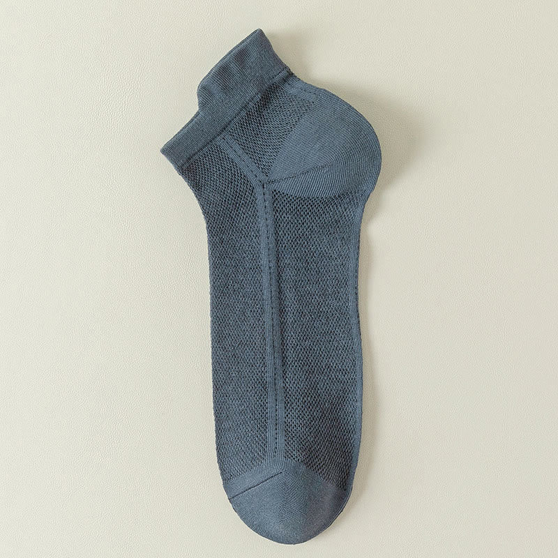 Plus Size Mesh Breathable Ankle Socks(7 Pairs)