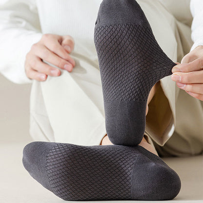 Plus Size Mesh Massage No Show Socks(5 Pairs)