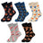 Plusock Marine Series Fun Crew Socks(5 Pairs)