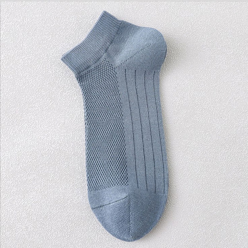 Plus Size Athletic Mesh Ankle Socks(12 Pairs)