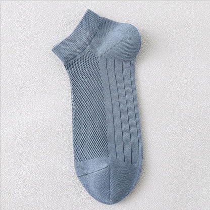 Plus Size Athletic Mesh Ankle Socks(12 Pairs)