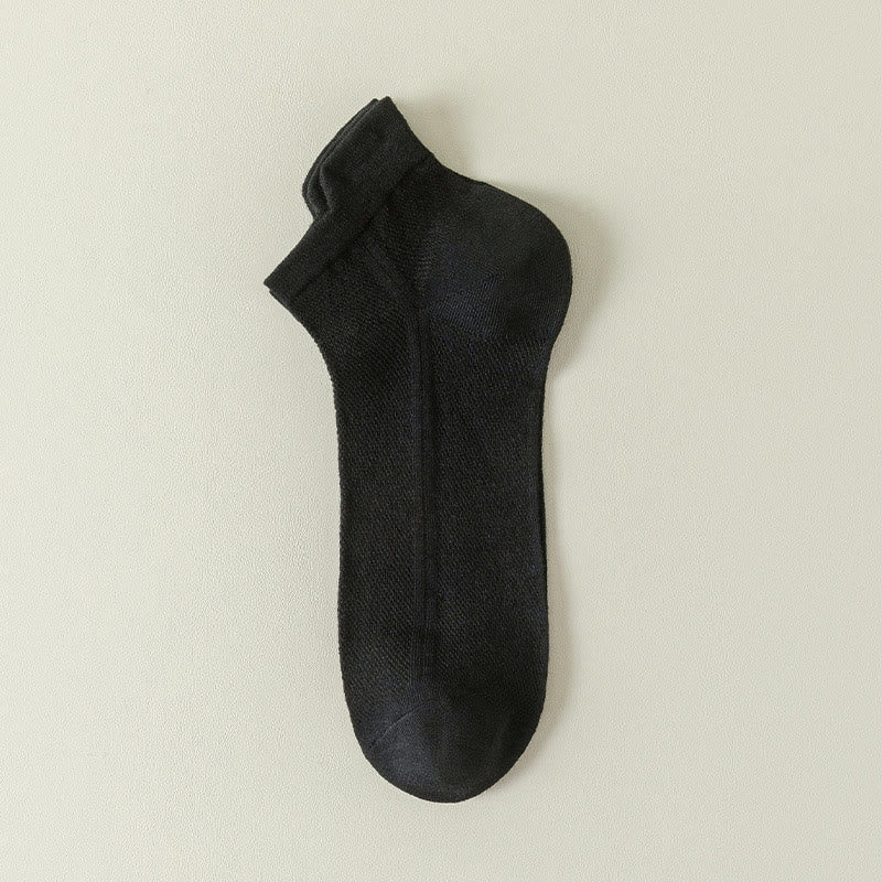 Plus Size Mesh Breathable Ankle Socks(7 Pairs)