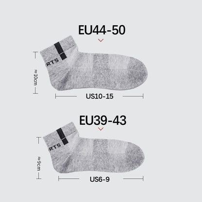 Plus Size Mesh Breathable Ankle Socks(5 Pairs)