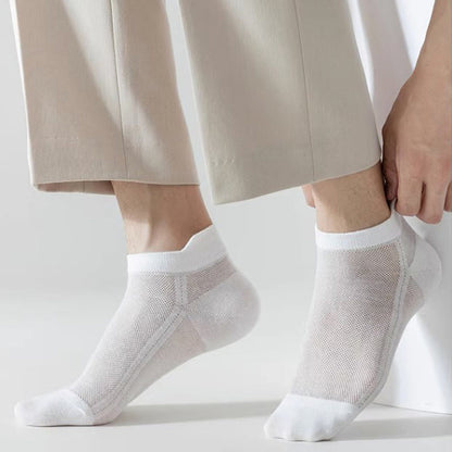 Plus Size Mesh Breathable Ankle Socks(7 Pairs)