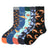 Plusock Undersea Shark Crew Socks(5 Pairs)