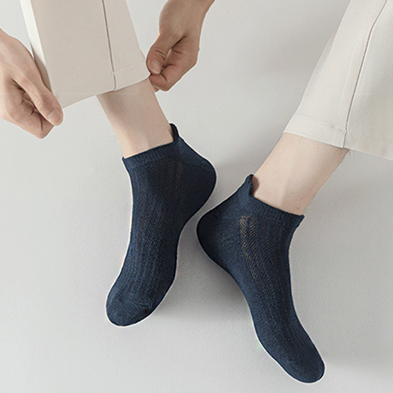 Plus Size Mesh Breathable Ankle Socks(10 Pairs)