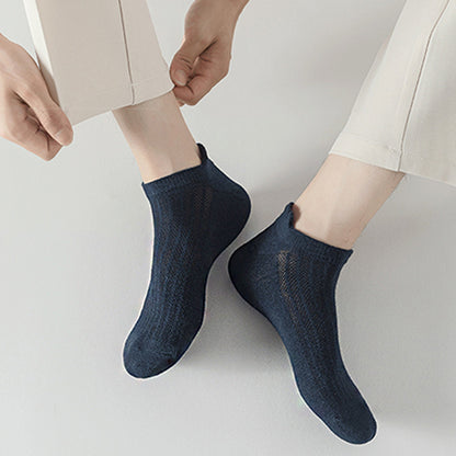 Plus Size Mesh Breathable Ankle Socks(10 Pairs)