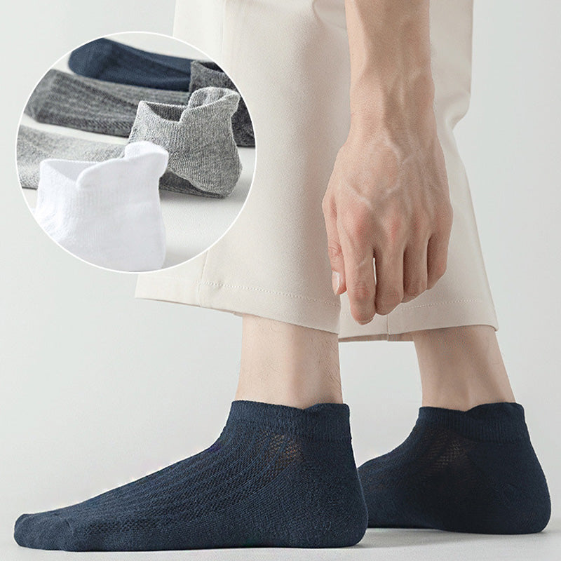 Plus Size Mesh Breathable Ankle Socks(10 Pairs)